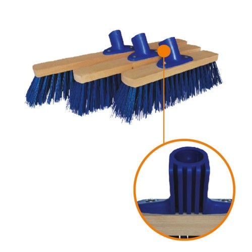 Stavebná metla na hladkú tyč 300mm